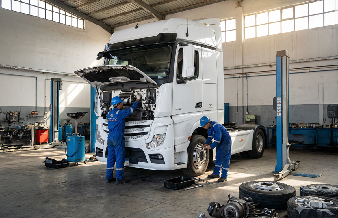 صيانة الشاحنات